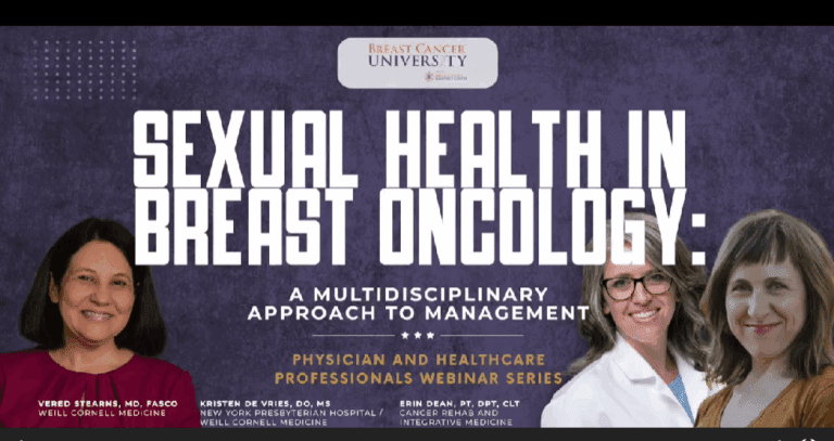 Sexual Health in Breast Oncology: A Multidisciplinary Approach to ...