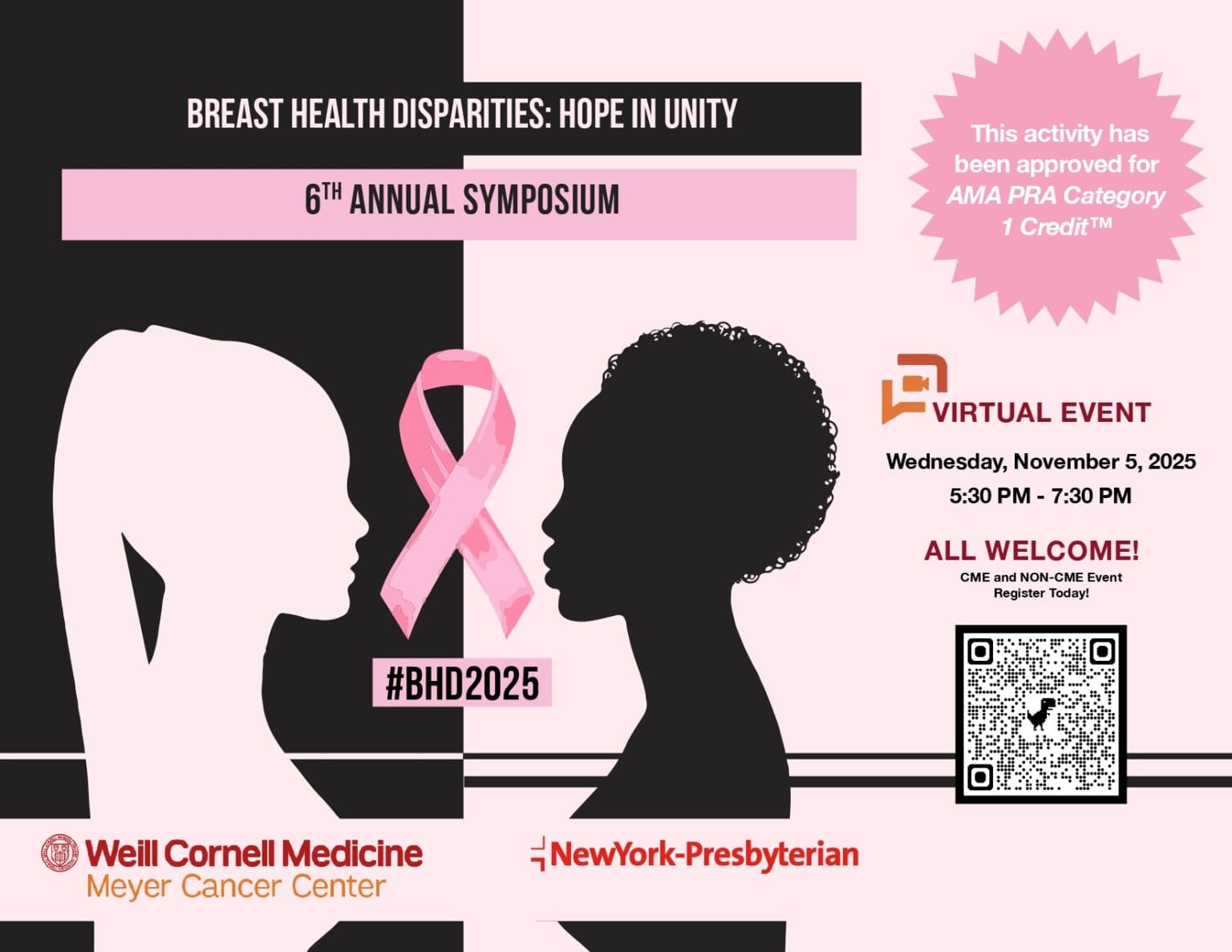Breast Health Disparities: Hope in Unity flyer